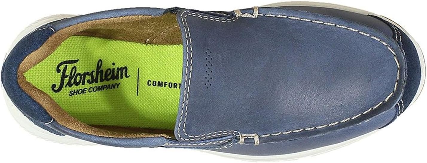 Слипоны Moc Toe от Florsheim Great Lakes для мальчиков, Indigo — фото 3