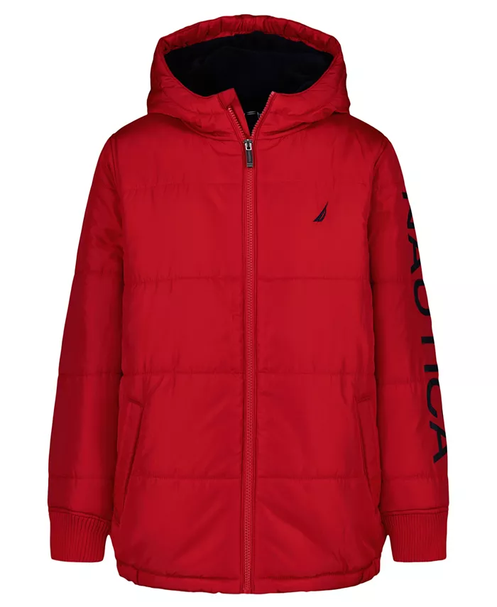 

Мальчиковая куртка-пуховик с длинным рукавом 2T-7 Nautica, красный