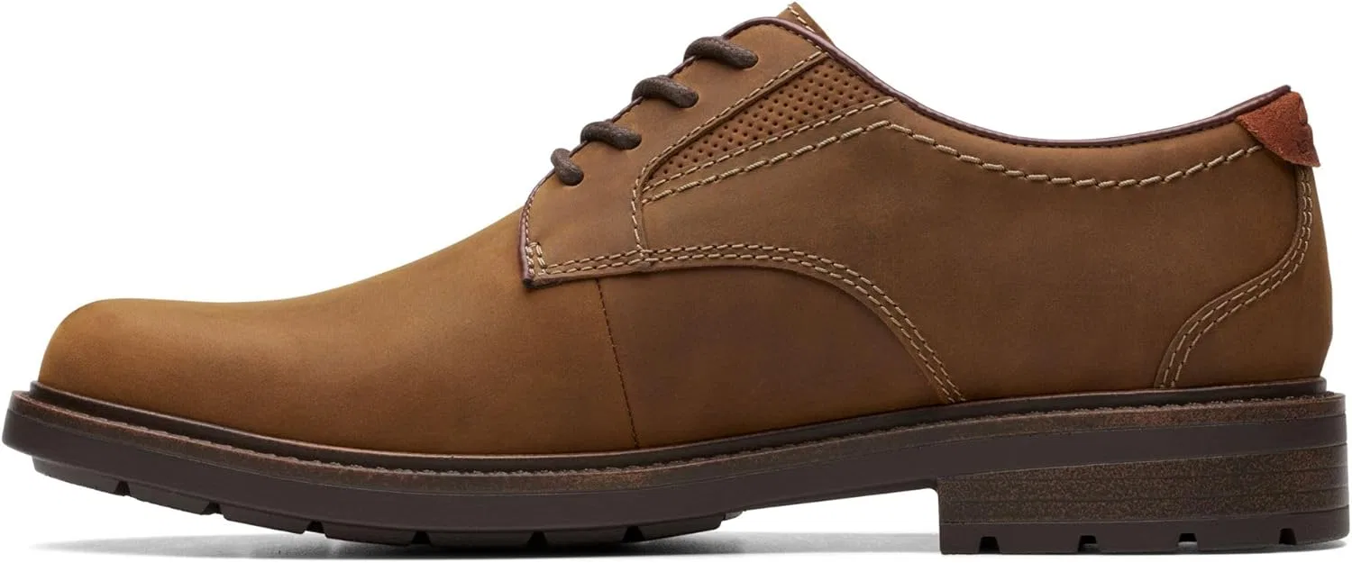 Clarks - Мужские низкие туфли Un Shire, 2-Beeswax Leather. — фото 3
