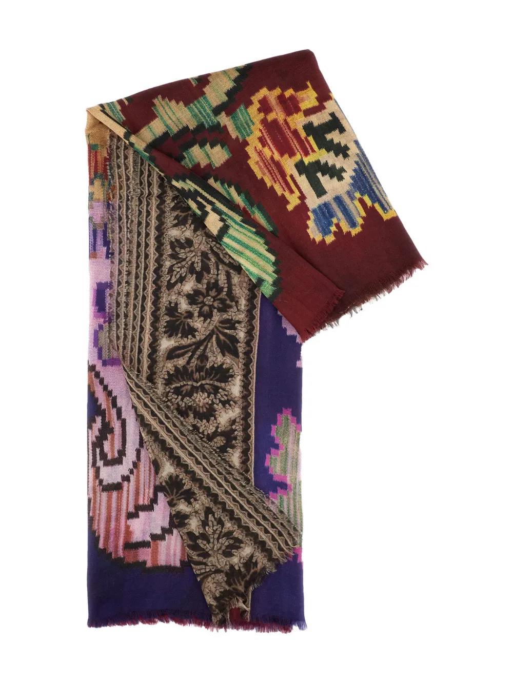 

Платок с принтом Pierre-Louis Mascia, фиолетовый