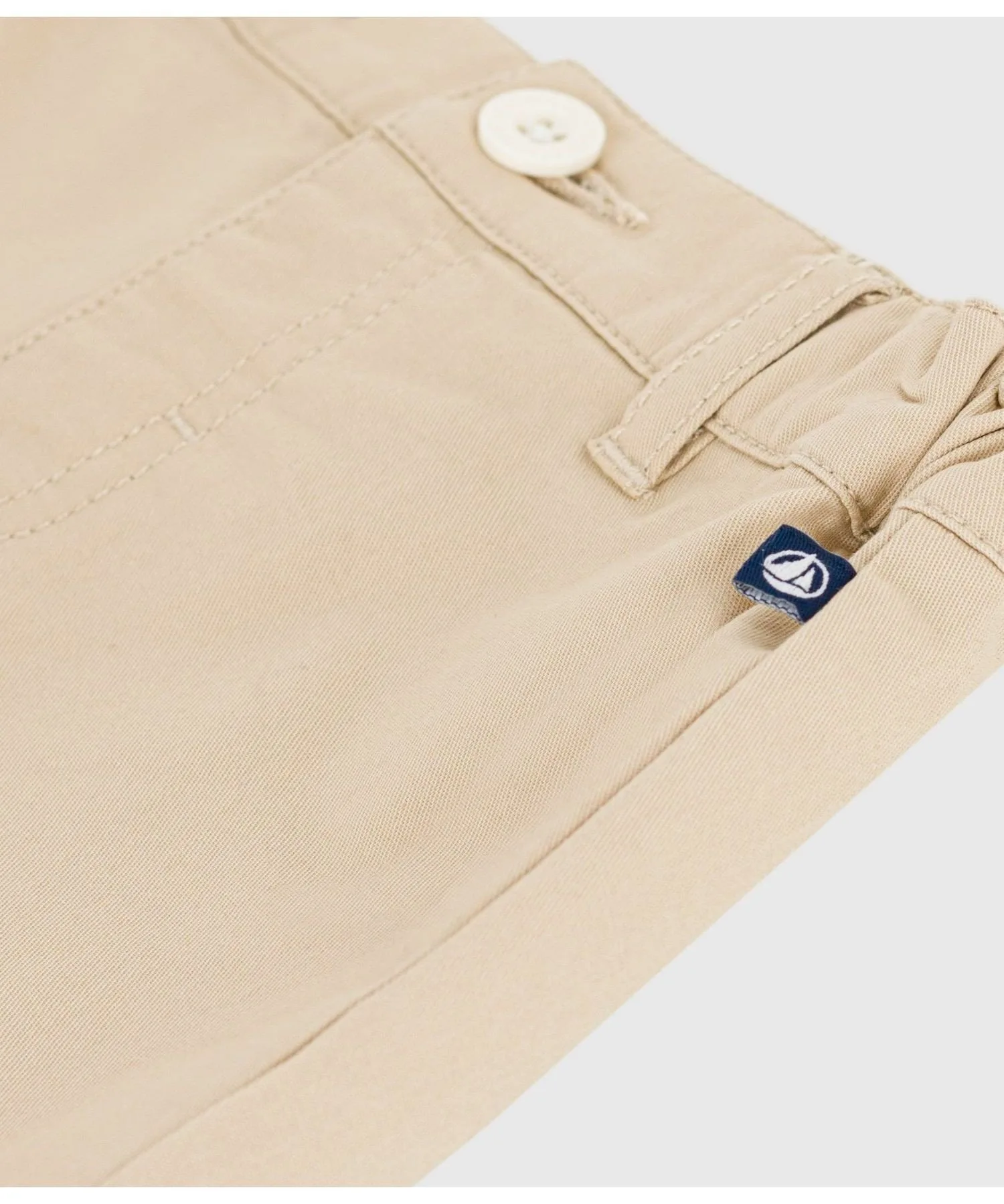 Шорты из саржи PETIT BATEAU, Beige — фото 4