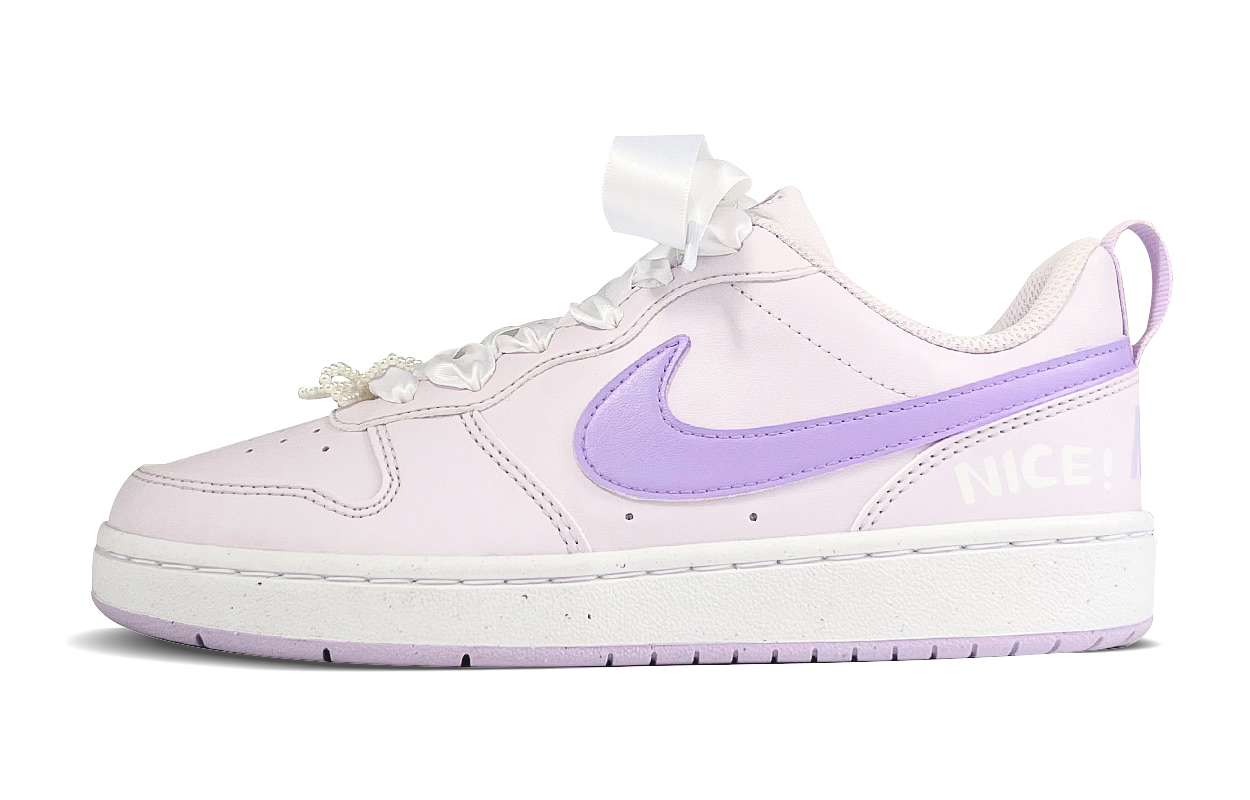 

Кроссовки Nike Court Borough Skateboarding Shoes Women's Low-top Purple, цвет Light Lavender