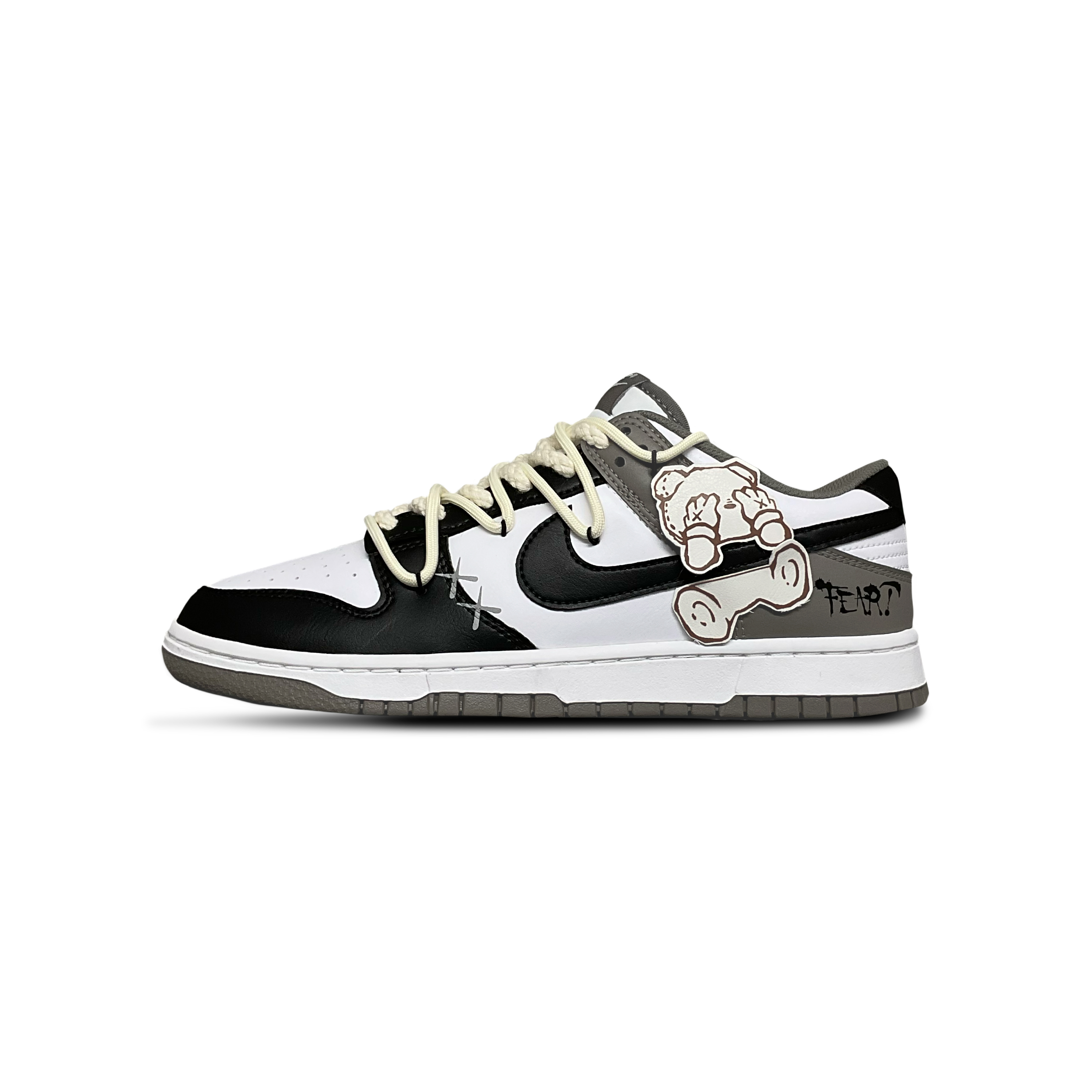 

Nike Кроссовки для скейтбординга Dunk, износостойкие, низкие, мужские, черно-коричневые