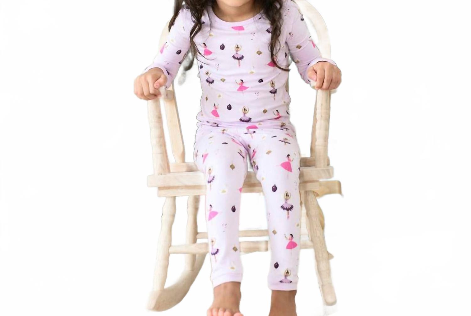 

Длинная пижама в цвете сахарной сливы Kyte Baby, Sugar Plum