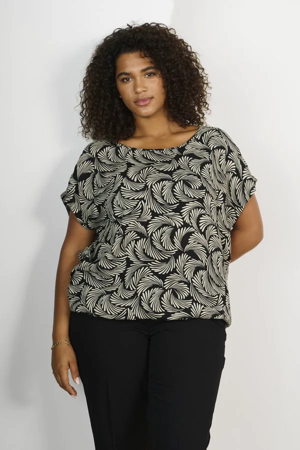 

Футболка с принтом kcsonna stanley Kaffe Curve, Black Deep Antique White Print, Белый, Футболка с принтом kcsonna stanley Kaffe Curve, Black Deep Antique White Print