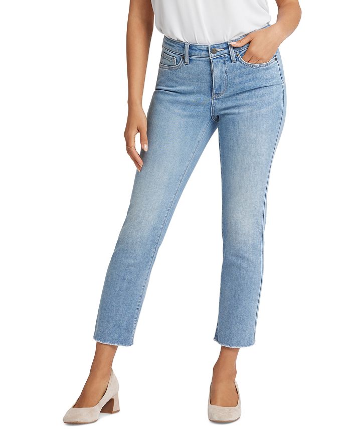 

Джинсы Sheri High Rise Slim Ankle в цвете Blue Valley NYDJ, синий