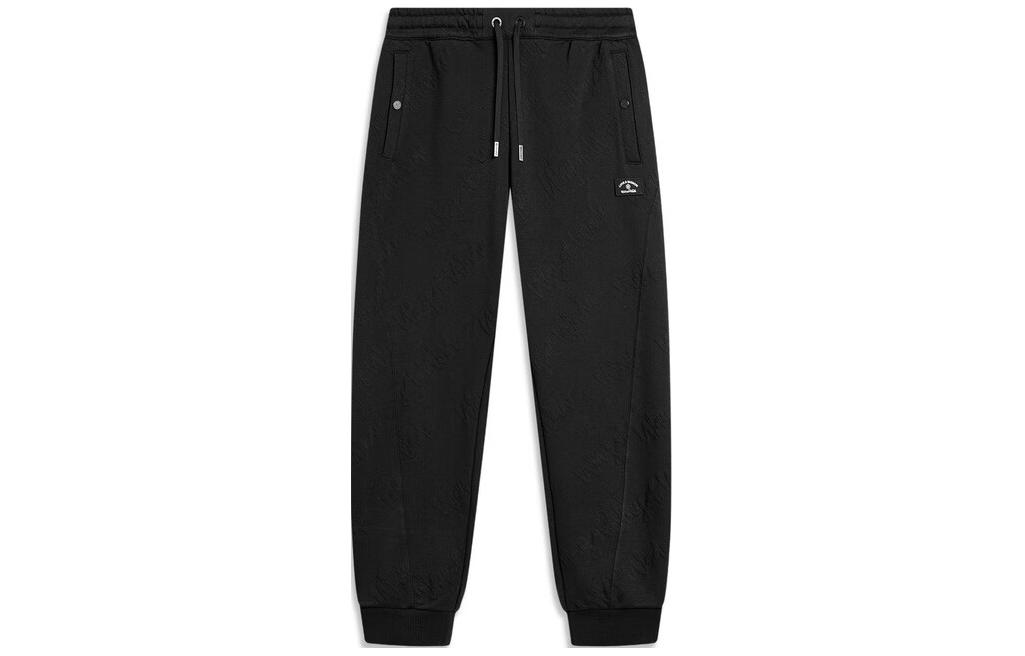 

LINING Трикотажные спортивные брюки мужские черные