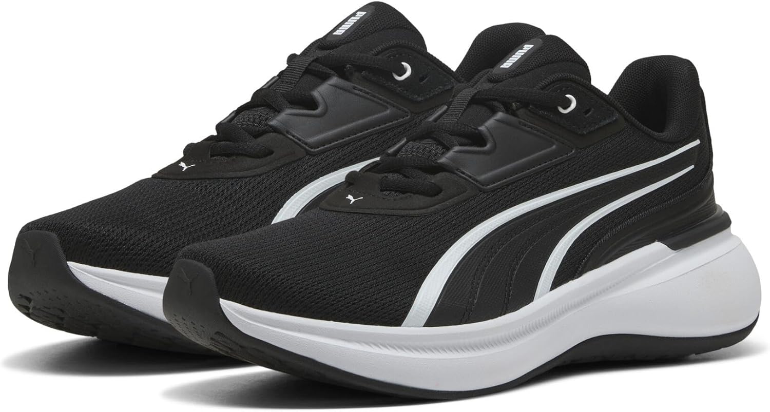 

Беговые кроссовки PUMA для мужчин, белый/черный