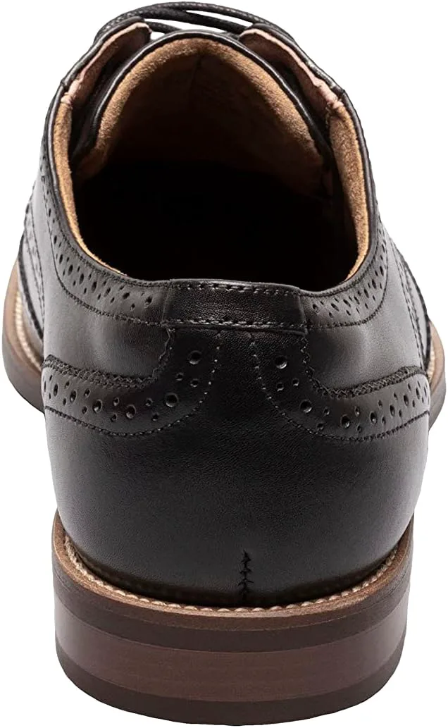 Мужские оксфорды Florsheim Rubano с крыльевыми носками, черный — фото 4