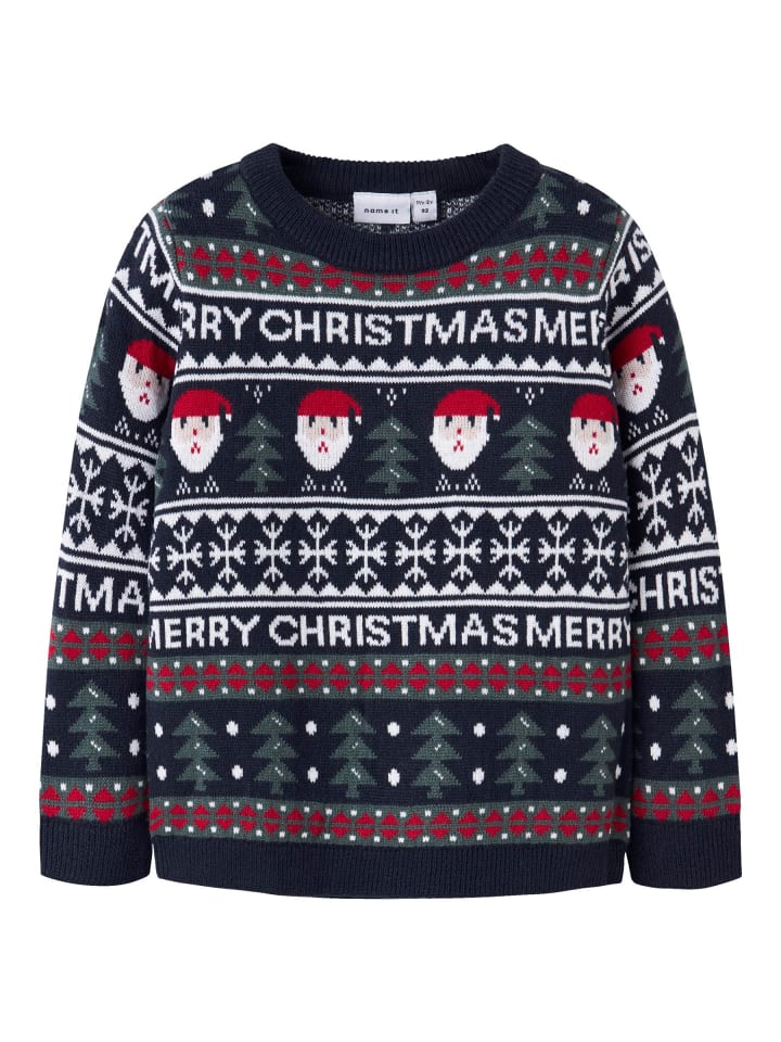 

Name it Вязаный свитер темно-сапфирового цвета