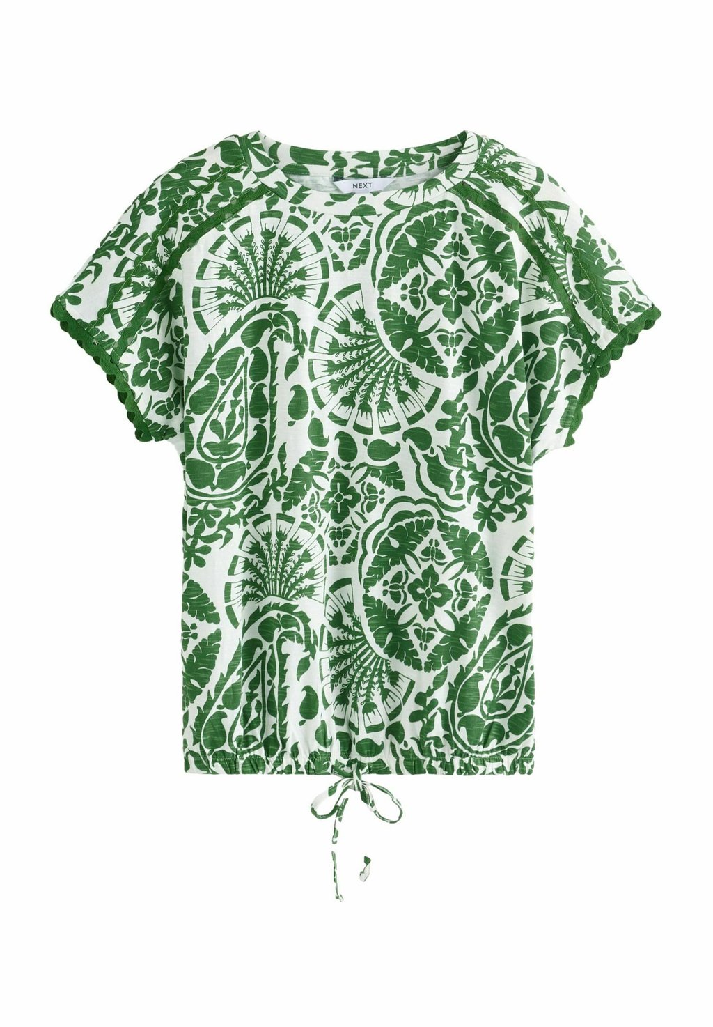 

Футболка с принтом TALL FIT SHORT SLEEVE Next, зеленый
