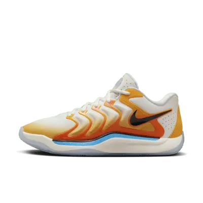 

Кроссовки Nike KD17 "Sunrise" Basketball Shoes, цвет University Gold/Safety Orange/University Blue/Black