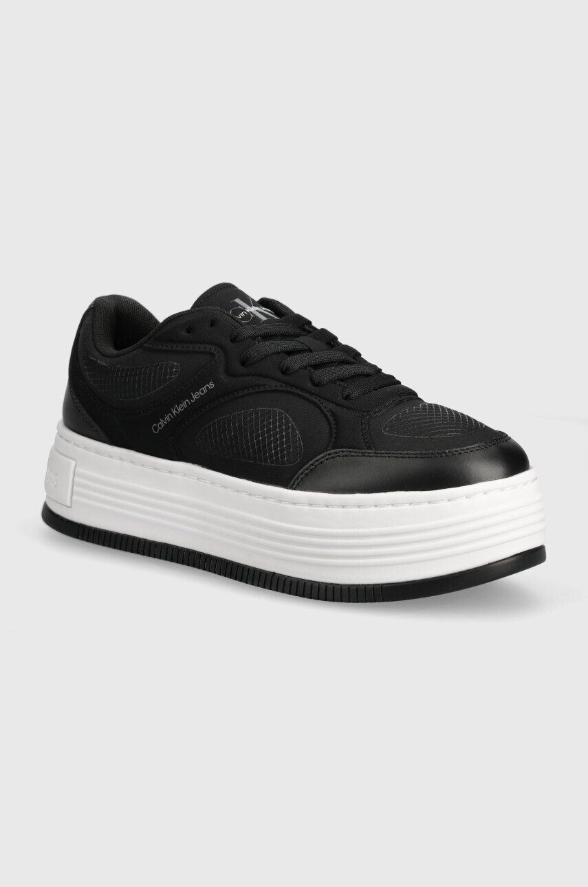 

Кроссовки Calvin Klein Jeans BOLD PLATF LOW LACE MIX IN MTL, черный