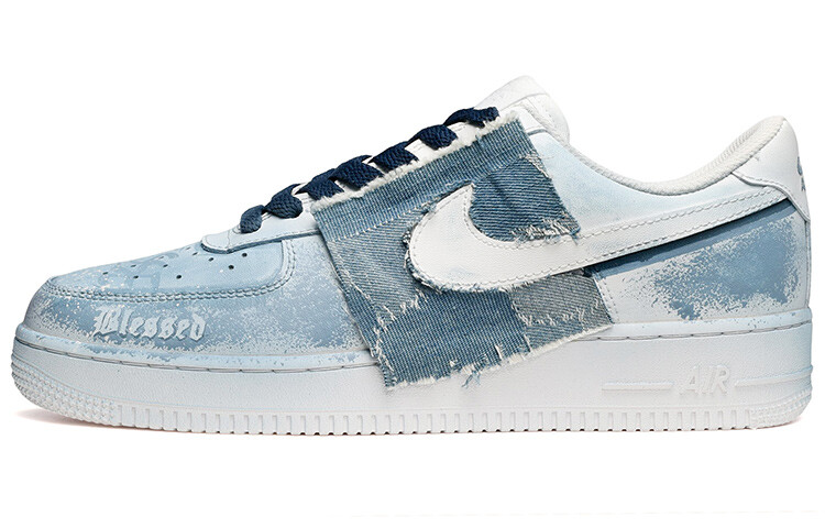 

Кроссовки Nike Air Force 1 Skateboard Shoes Men Low-Top Blue/White