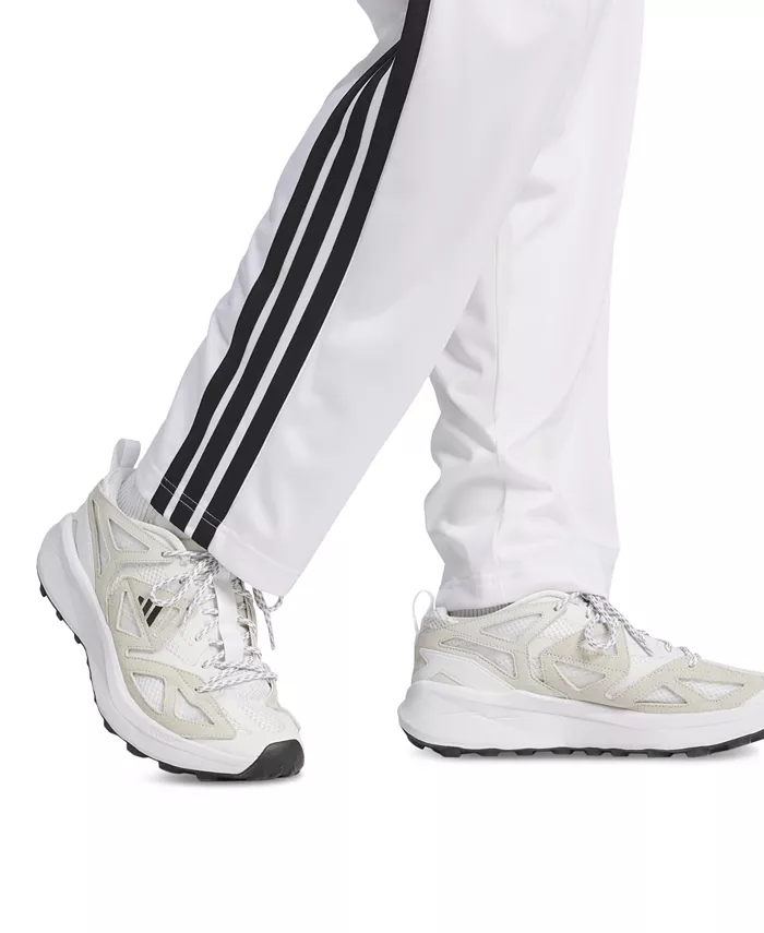 Мужские трикотажные спортивные брюки классического кроя с тремя полосками adidas, мультиколор — фото 3