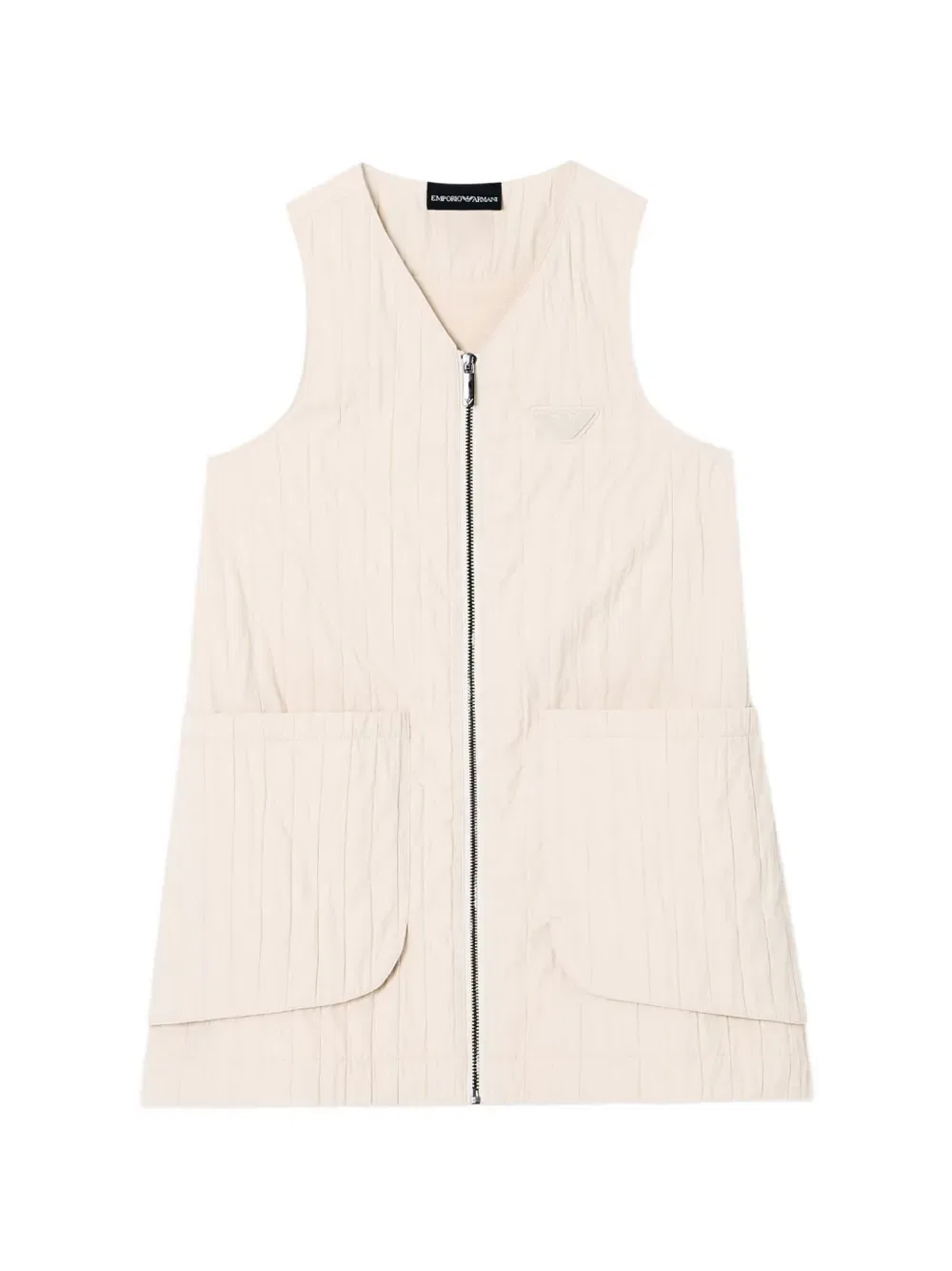 Платье на молнии Emporio Armani Kids, нейтральный