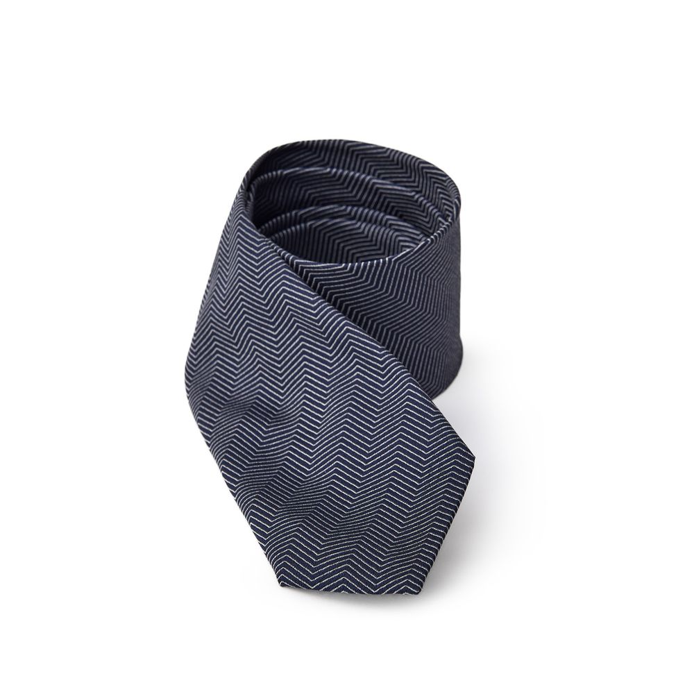 

Синий шелковый галстук Jil Sander, Blue