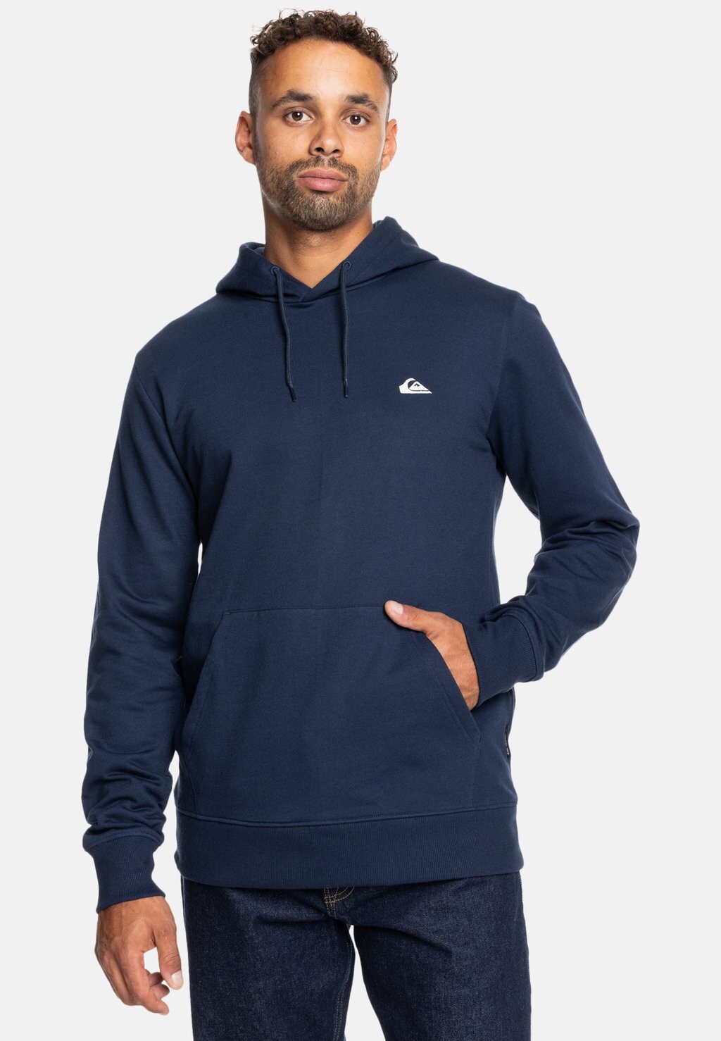 

Толстовка с капюшоном Quiksilver, цвет Mottled Dark Grey