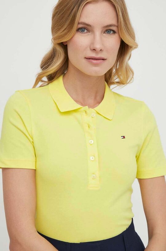 

Поло Tommy Hilfiger, желтый
