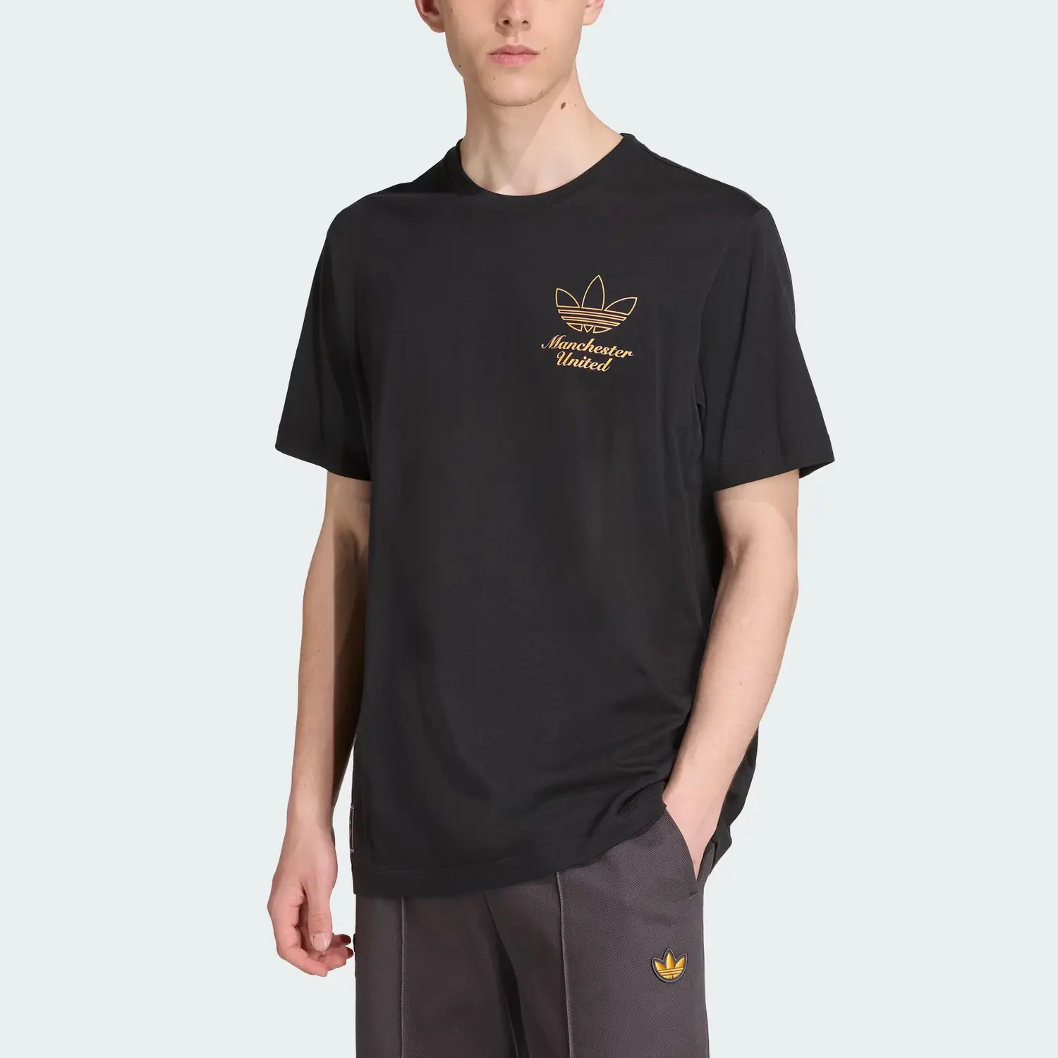 Футболка Adidas Manchester United Adidas Originals, черный — фото 3