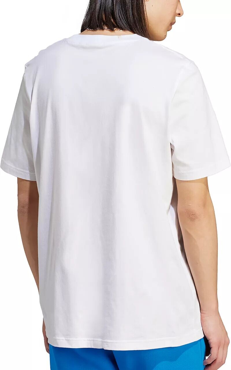 Мужская футболка с коротким рукавом Adidas Trefoil Essentials, белый — фото 3