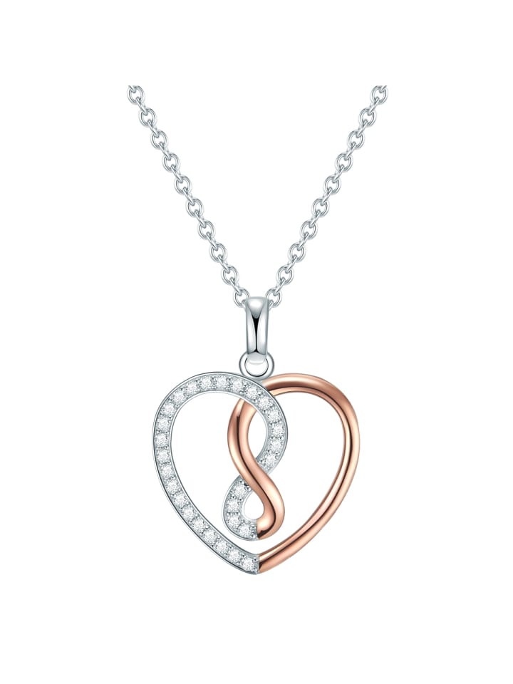 

Rafaela Donata Колье в форме сердца из стерлингового серебра с кубическим цирконием