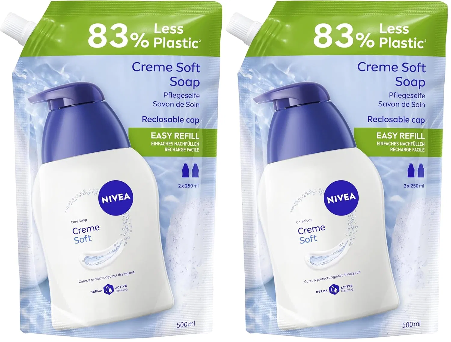 Мыло для ухода NIVEA Creme Soft, сменный блок Nivea