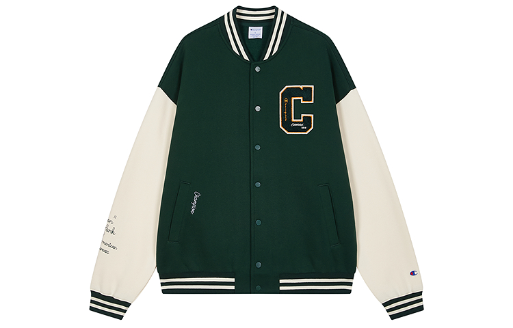 

Champion Куртка Unisex, Ivy Green & Ecru