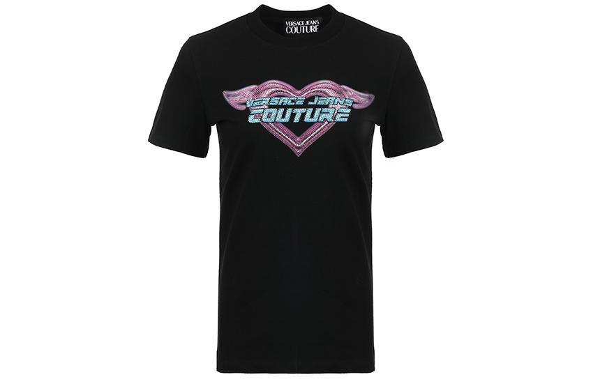 

Rhinestone embellished Mini Dress VERSACE JEANS COUTURE, черный