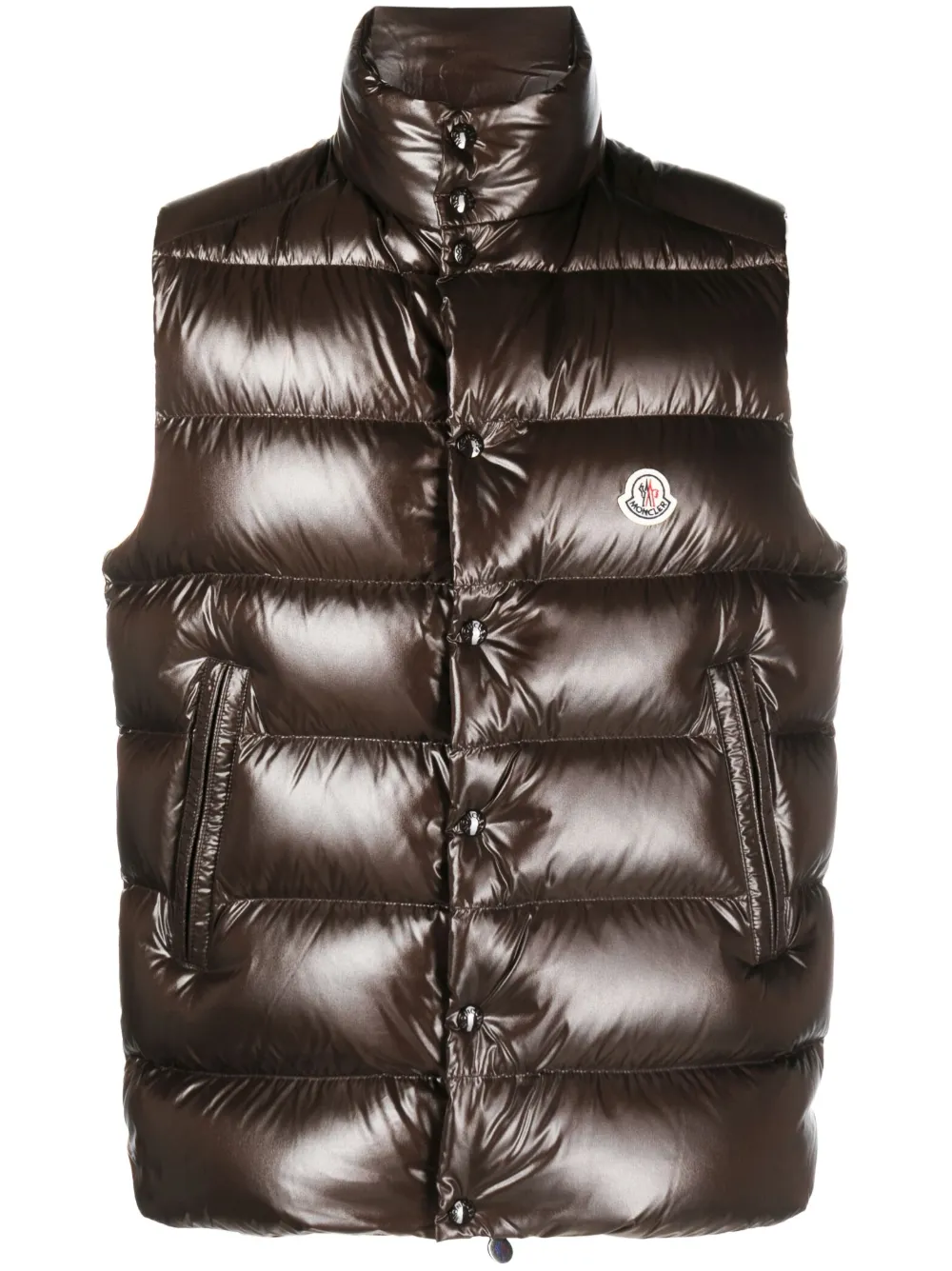 

Дутый жилет Tibb MONCLER, коричневый