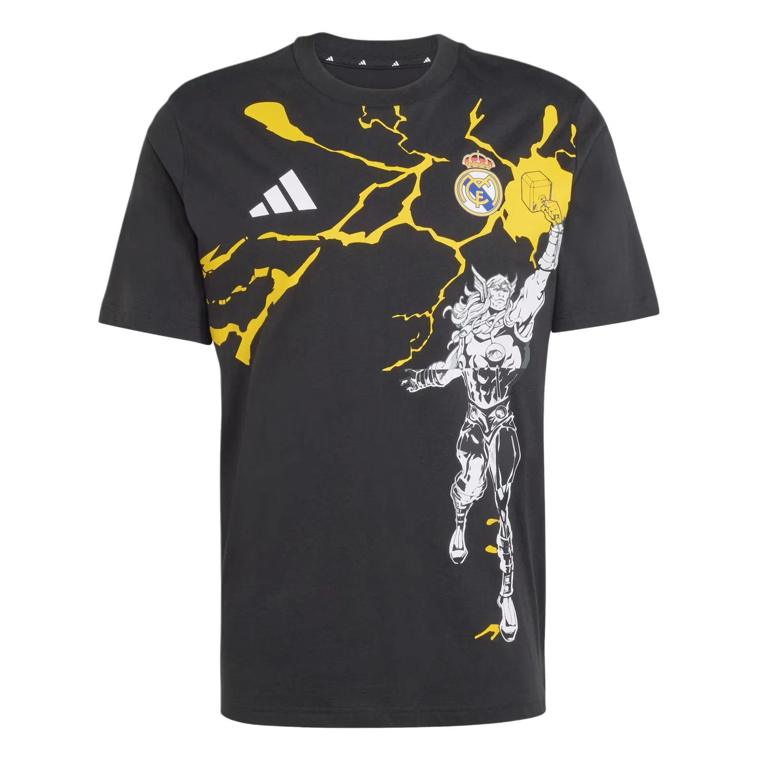 Футболка с логотипом Adidas черная