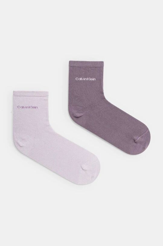 

2 пары носков Calvin Klein, фиолетовый