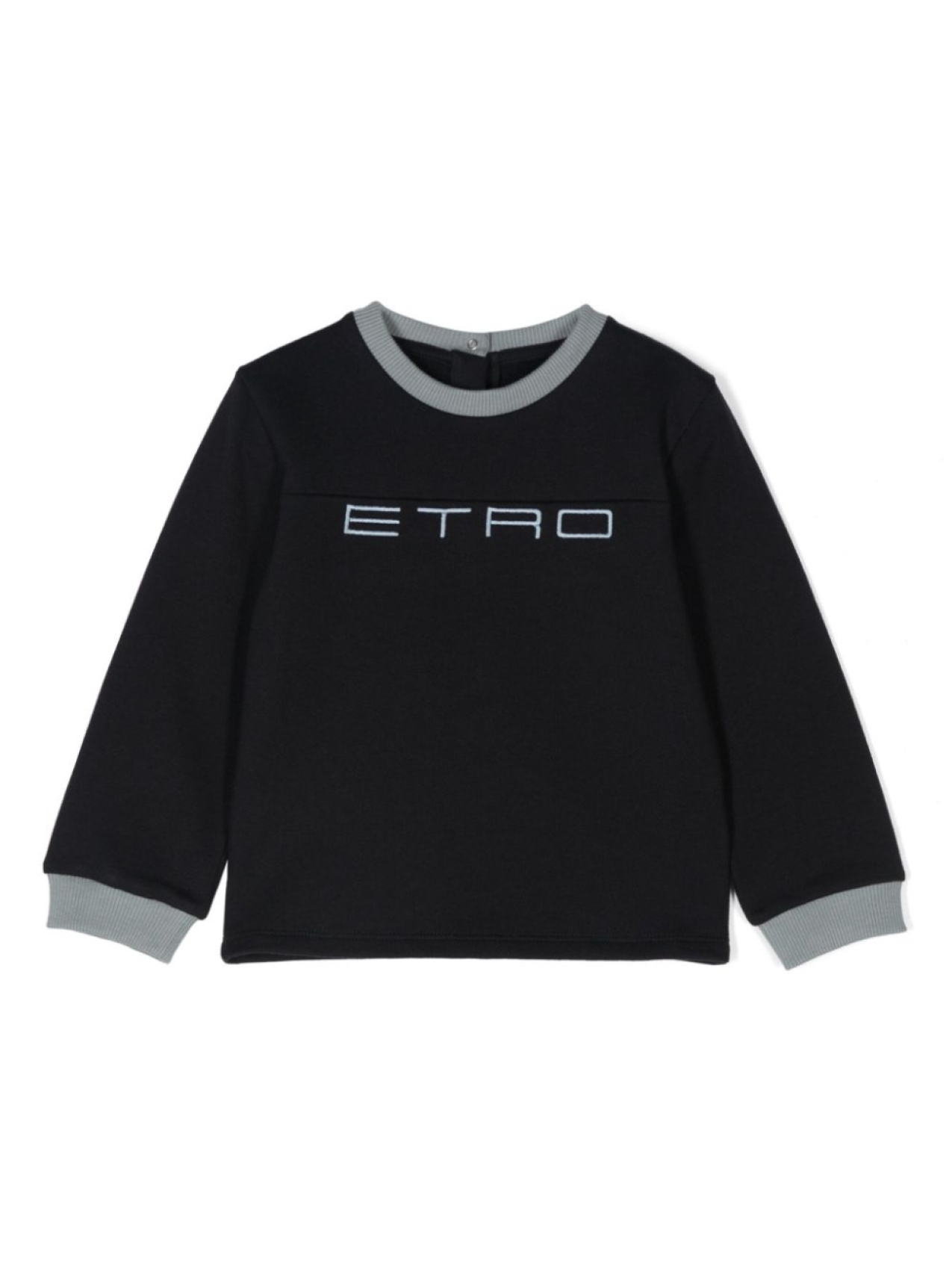 

ETRO KIDS толстовка с вышитым логотипом, синий