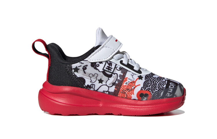 Кроссовки adidas Fortarun Toddler Shoes TD Low-top White/Red/Black — фото 2