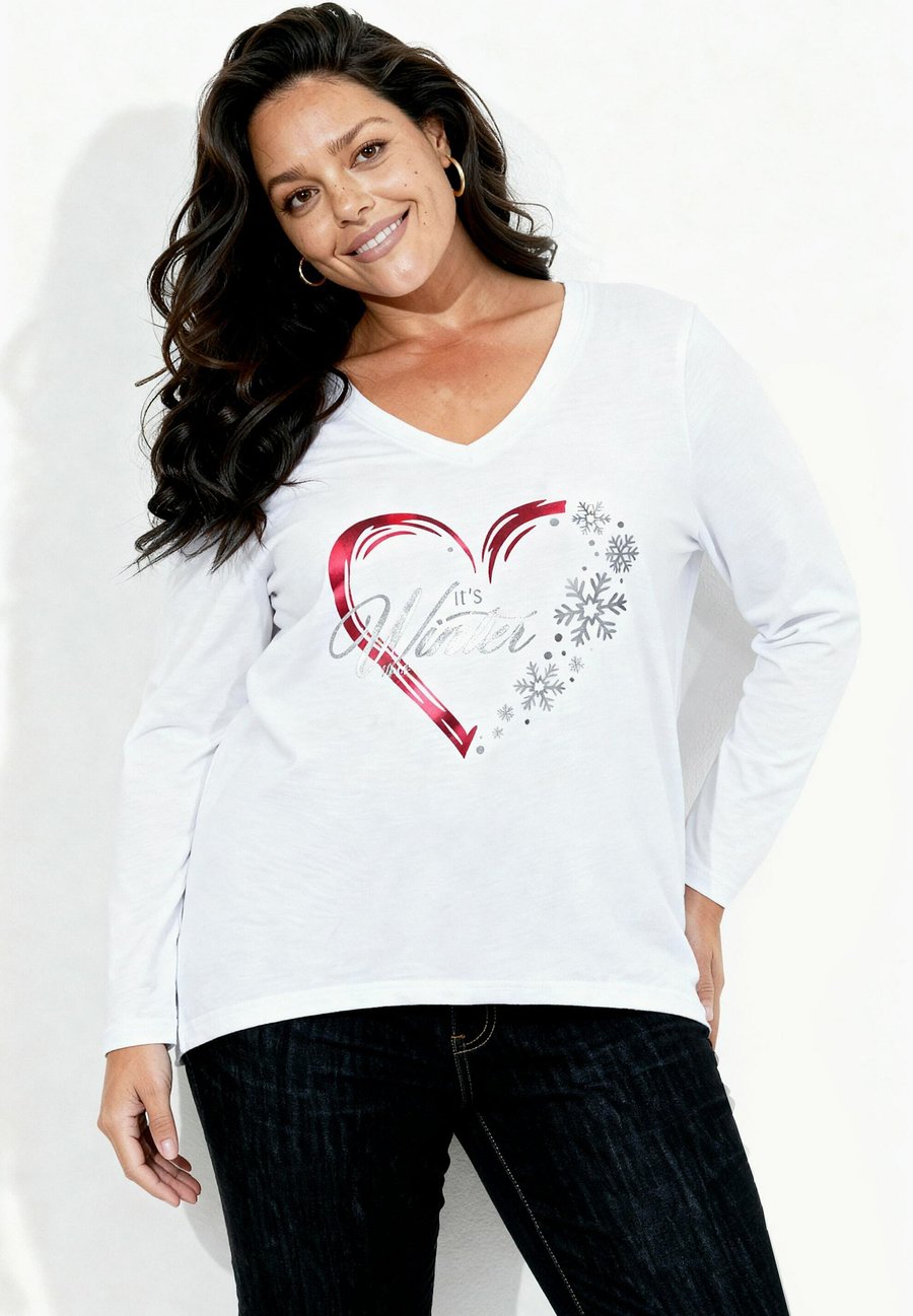 

Топ Angel of Style WEIHNACHTSHERZ, Snow White/White