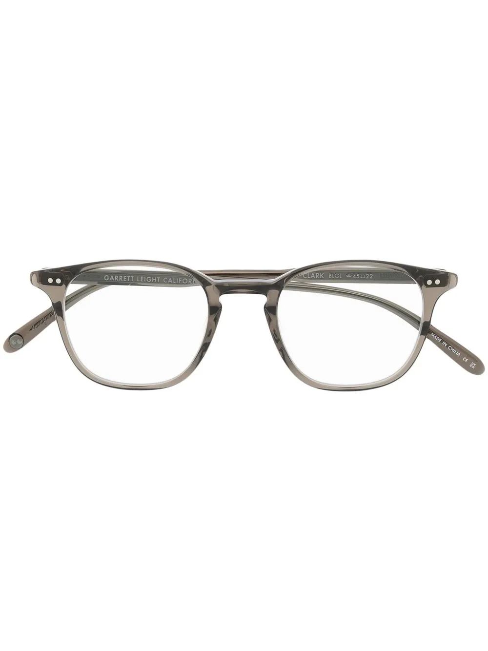 

Очки в круглой оправе Garrett Leight, серый