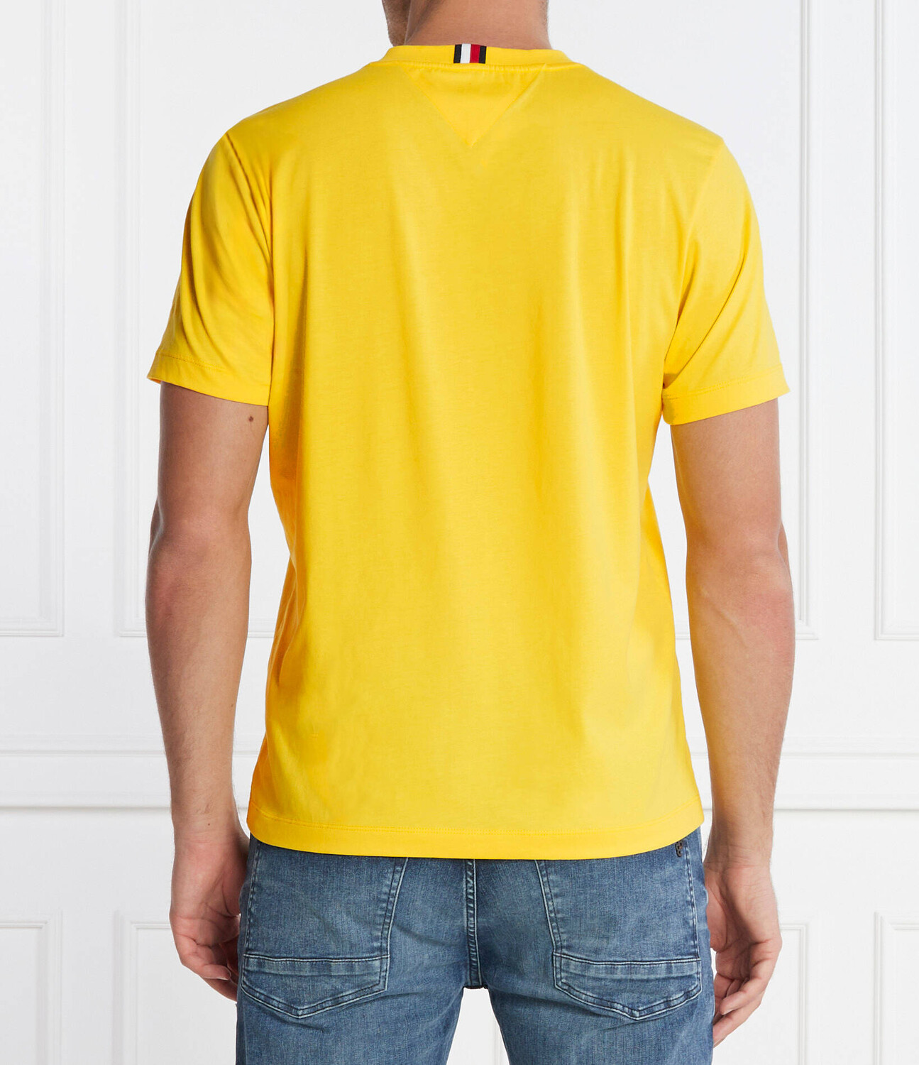 Футболка Tommy Hilfiger MONOGRAM IMD TEE Regular Fit, желтый — фото 4
