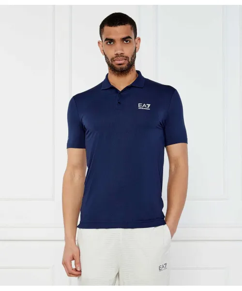 

Футболка поло Regular fit Ea7, синий