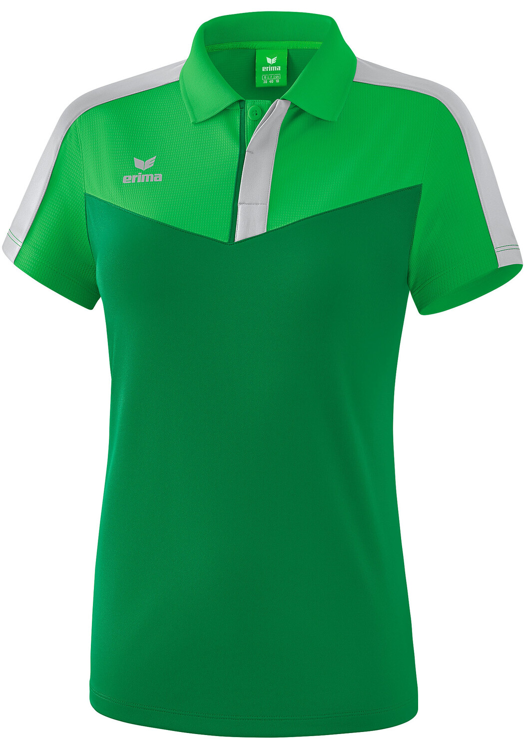

Поло erima Squad, цвет fern green/smaragd/silver grey