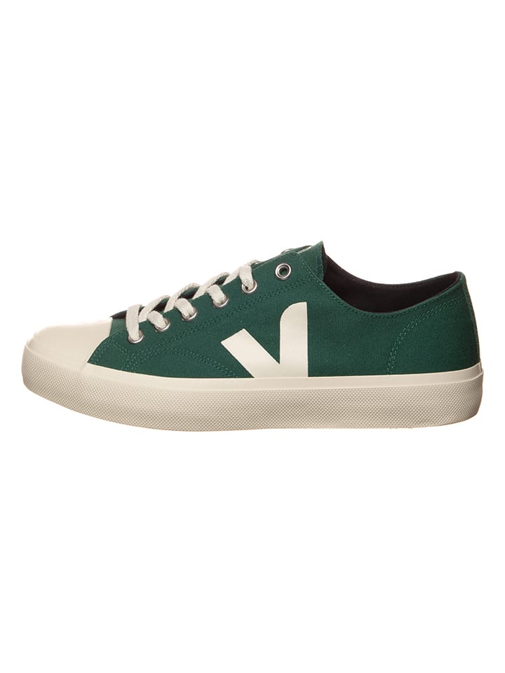

Кроссовки на шнуровке Wata II Low Veja, цвет grün/creme