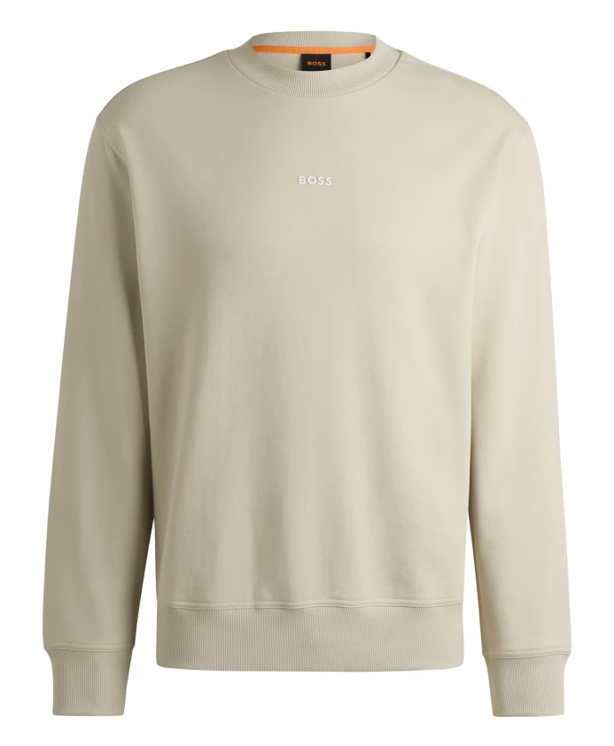 

Стильный оранжевый свитер Boss Orange, бежевый