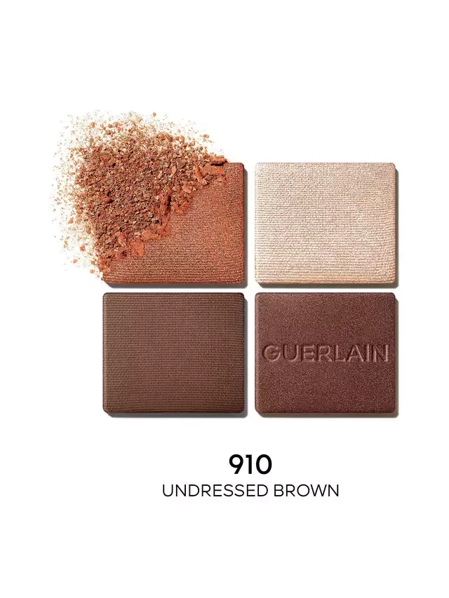 Палетка теней для век Ombres G Guerlain, 910 Undressed Brown — фото 2