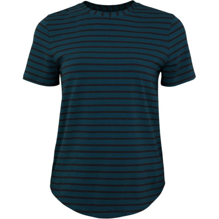 

Lululemon Футболка Love Collection, женская, в полоску, зеленый нефрит, черный гранит