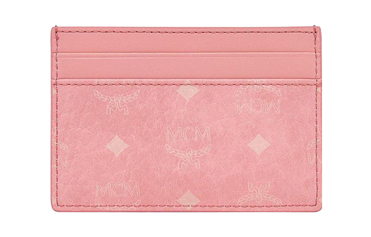 

MCM Кошелек для карт из кожи Cow Leather мини женский Pink
