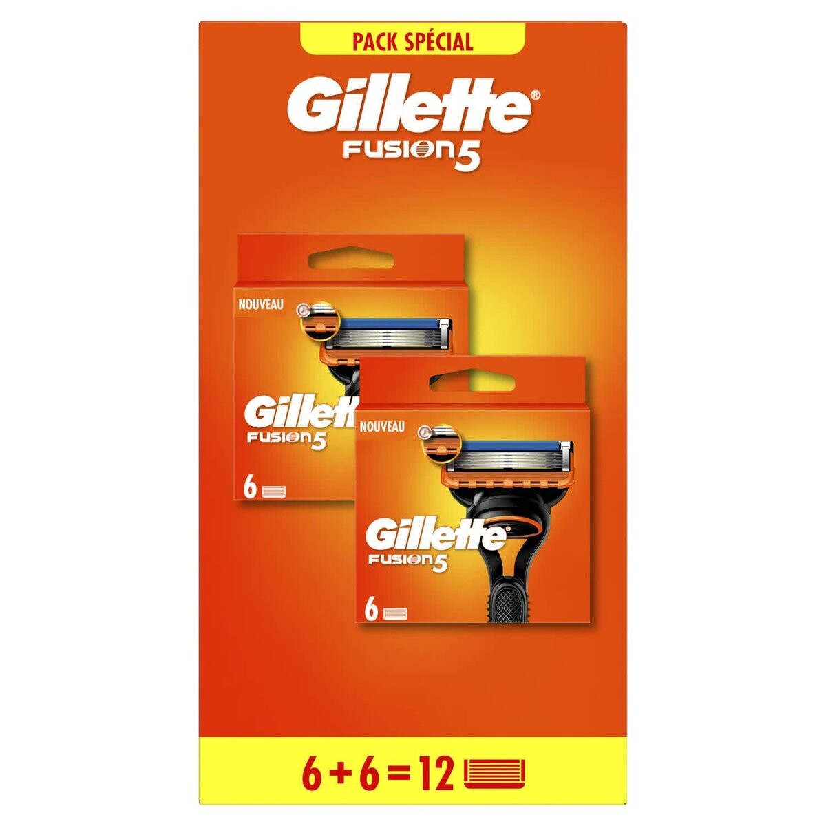 

Сменные лезвия Gillette Fusion5 для бритв 12 шт