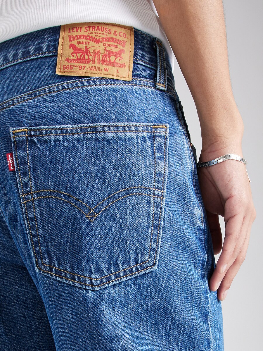Джинсы свободного кроя LEVIS ┬о 565тДв Loose Straight, Blue denim — фото 3