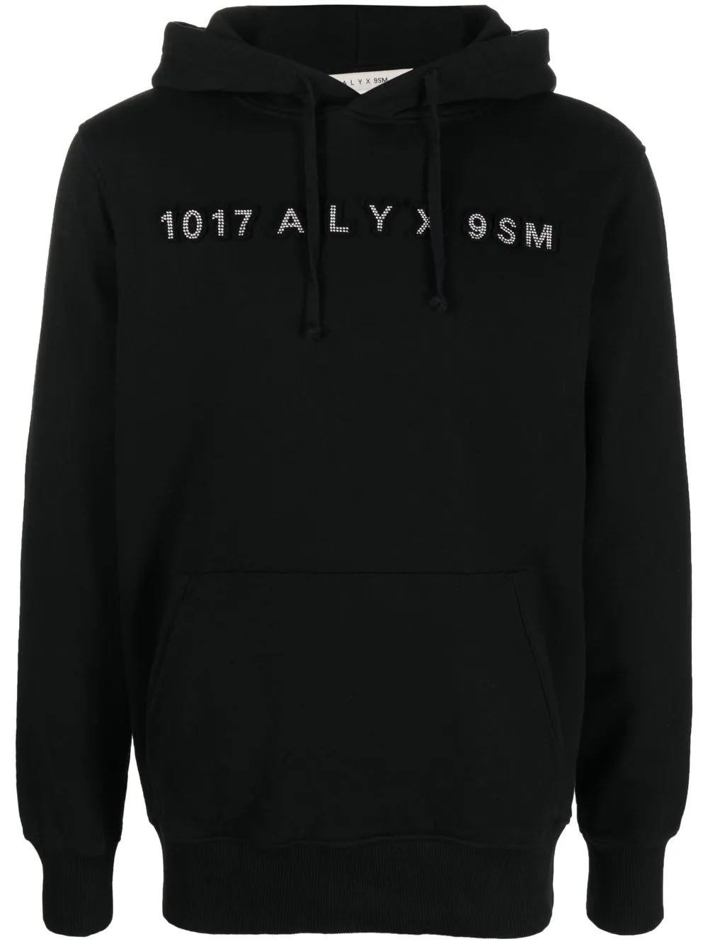 

Худи с логотипом и заклепками 1017 ALYX 9SM, черный