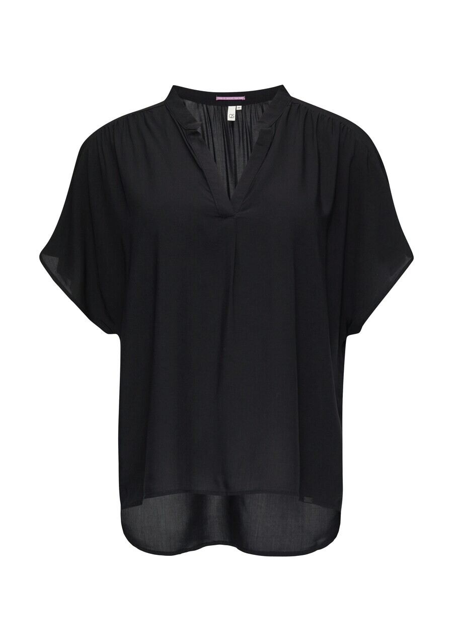 

Блузка с коротким рукавом QS Blouse, черный