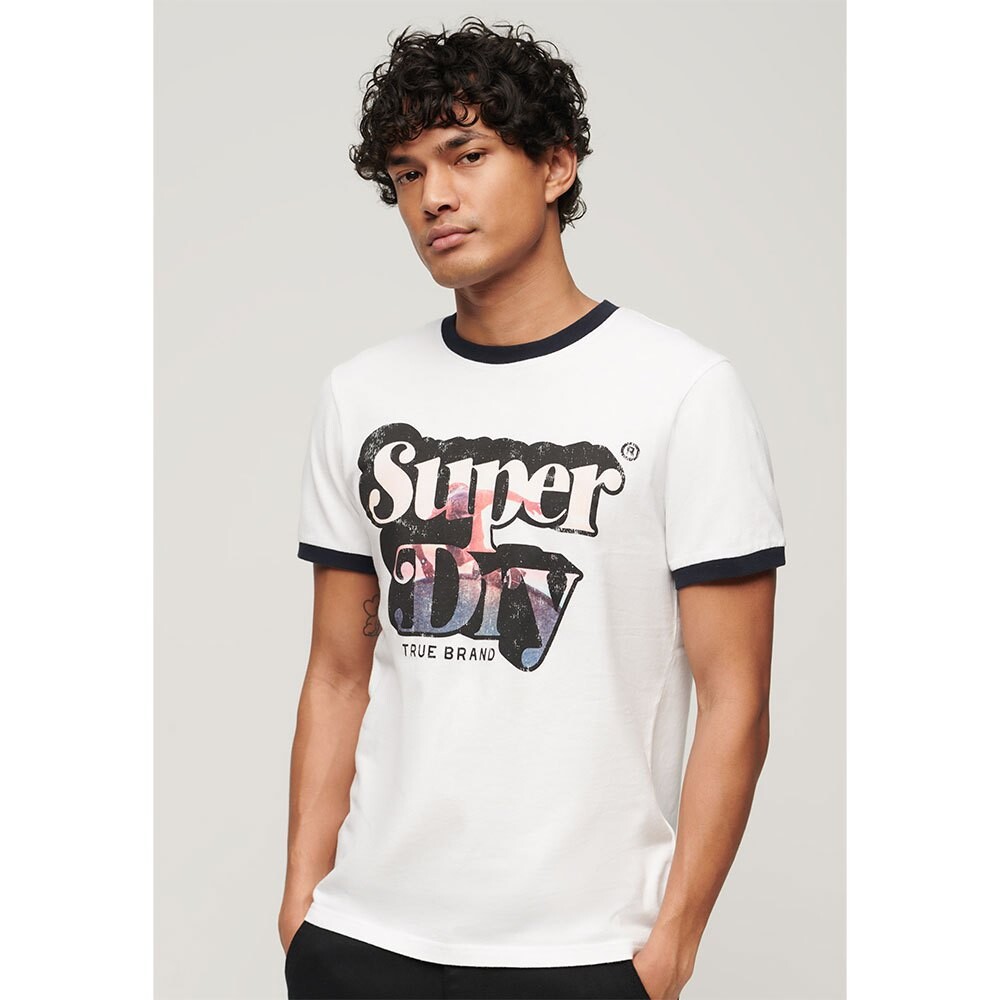 

Футболка с коротким рукавом Superdry Photographic Logo, белый
