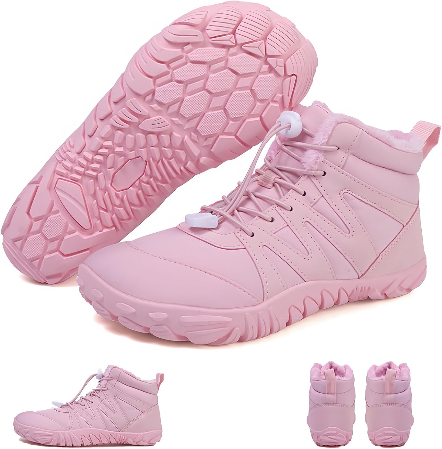 

Зимние ботинки для походов, зимние туристические ботинки, зимняя походная обувь, зимние ботинки с нулевым перепадом для женщин и мужчин Levdro, D-2 Men 6/8 Women